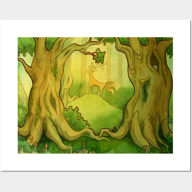 Enchanted Forest Wall Art by Griffindiary